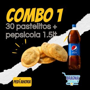 30 Pastelitos + Pepsicola 1.5 lts