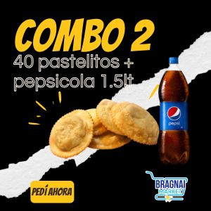 40 Pastelitos + Pepsicola 1.5 lts